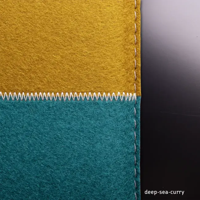 MacBook Hülle im Color Blocking Design aus Filz