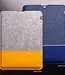 MacBook sleeve in color blocking design, felt