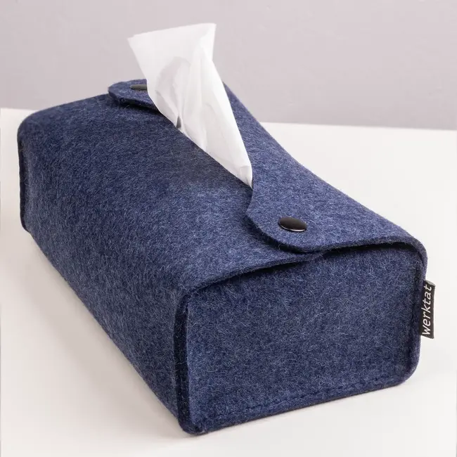 Tissue box felt cover