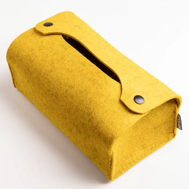 Tissue box felt cover