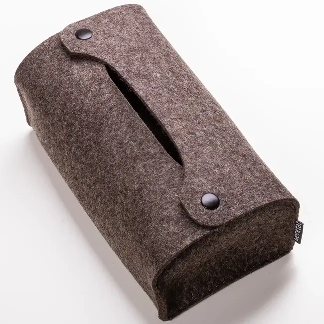Tissue box felt cover