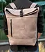 Backpack Leather with roll top