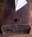 Cosmetic tissue box cover in leather