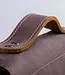Crossbody bag, cowhide leather & wool felt SADDLE BAG