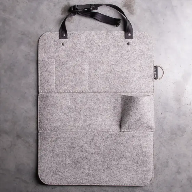 Car seat bag, organizer for the back of the car seat