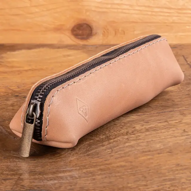 Case for pencils small of leather