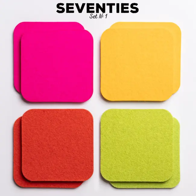 Felt coasters Set of 8
