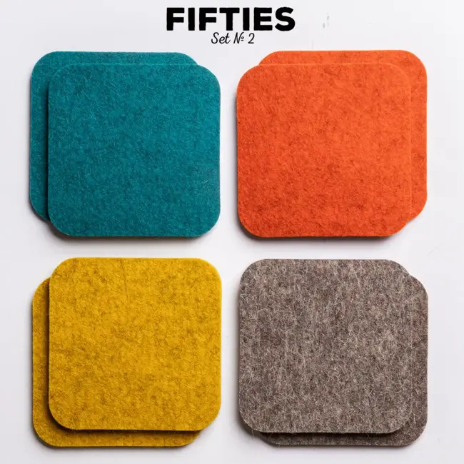 Felt coasters Set of 8