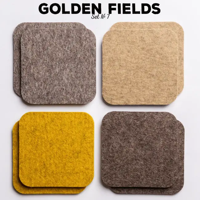 Felt coasters Set of 8