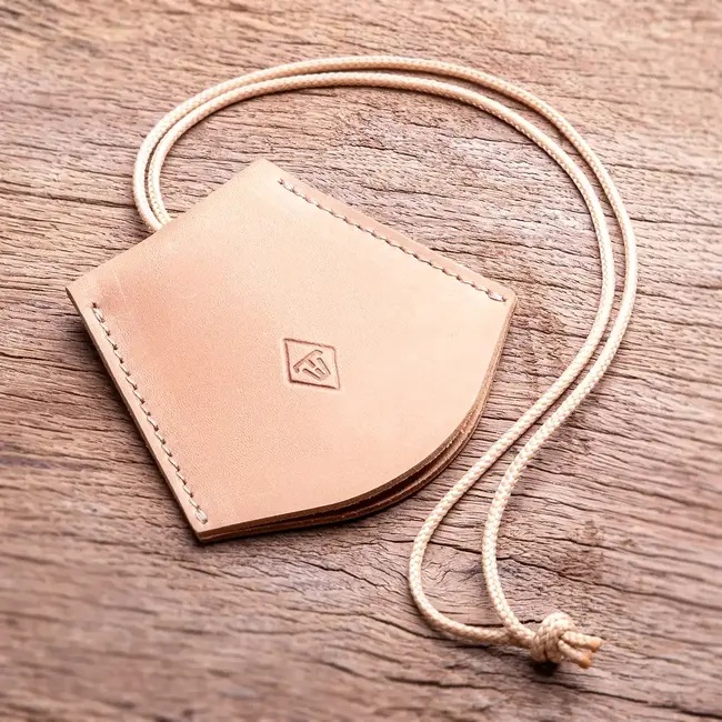 Key case bell of leather