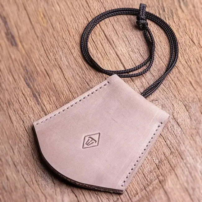 Key case bell of leather