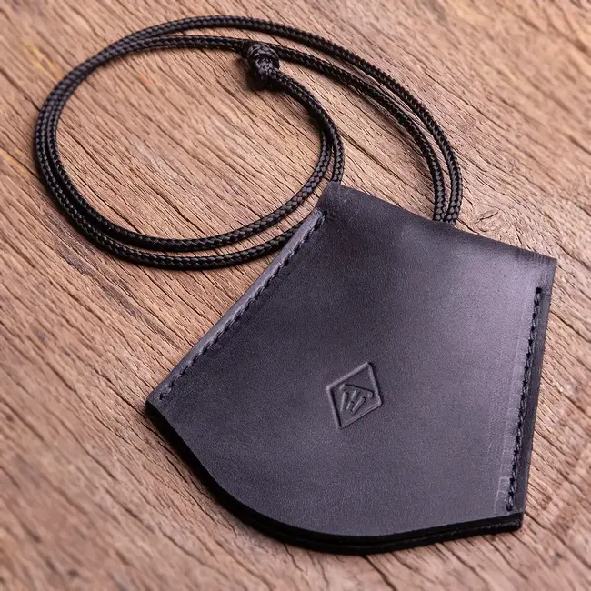 Key case bell of leather