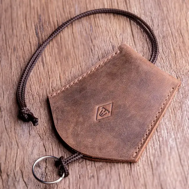 Key case bell of leather