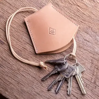 Schlüsselglocke aus Leder Schlüsselglocke aus Leder