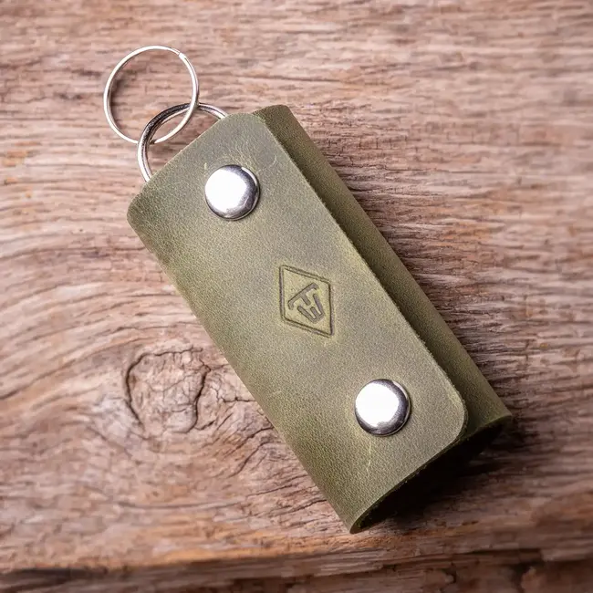 Leather key case