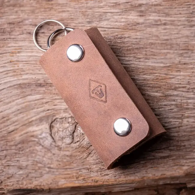 Leather key case