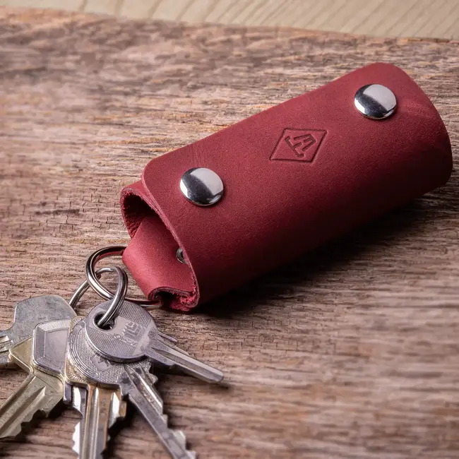 Leather key case