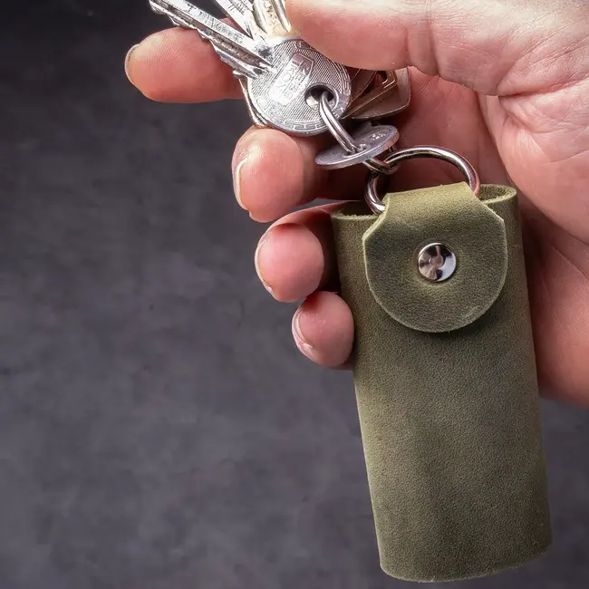 Leather key case