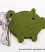 Lucky pig keychain made of felt