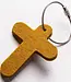 Cross key chain made of felt