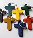 Cross key chain made of felt