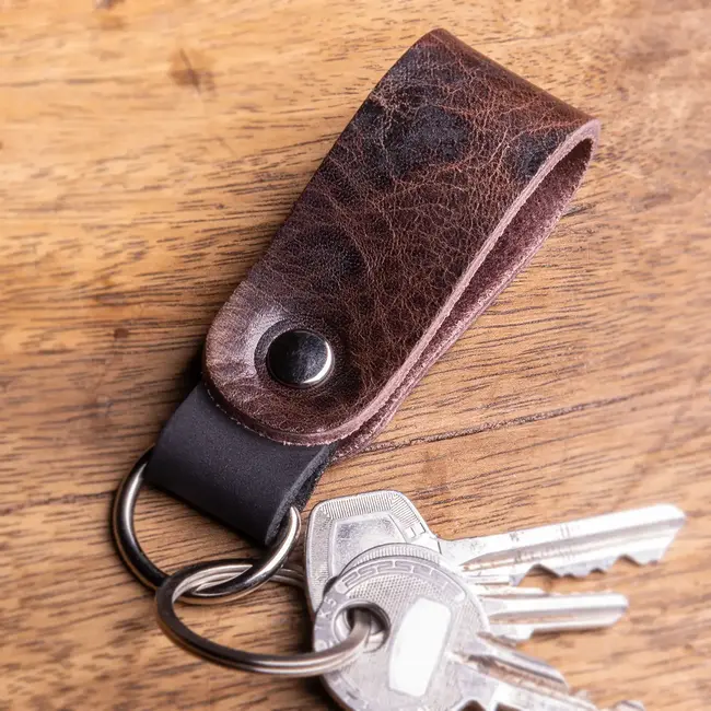 Keychain leather “Loop”