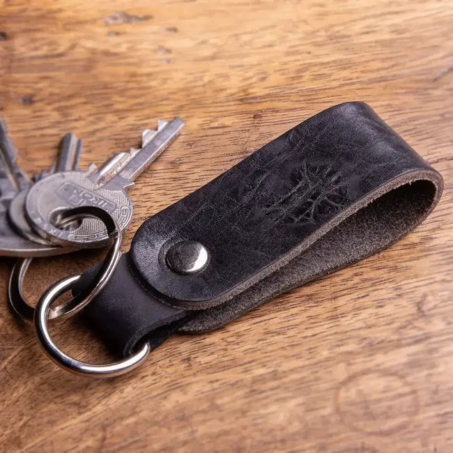 Keychain leather “Loop”