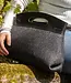 Handtasche „Cut Out" aus Filz und Leder