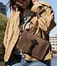 Hip bag made of leather