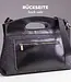 Handtasche „Cut Out" aus Filz und Leder
