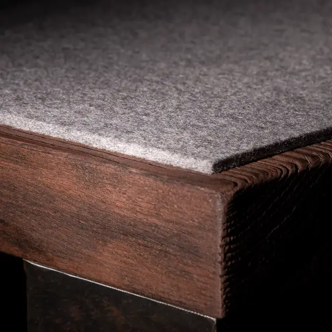 Custom felt bench mat