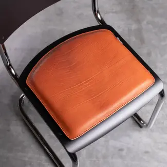 Seat cushion leather for Thonet S 43 – with felt