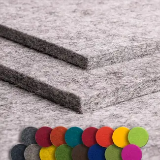 Filz Zuschnitt nach Maß, 5 mm Wollfilz, Rechteck/Quadrat