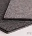 Felt cut to size, two-tone