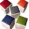 Square felt seat cushions – with sharp edges or rounded