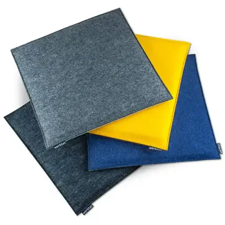 seat cushion in felt square – angular or rounded