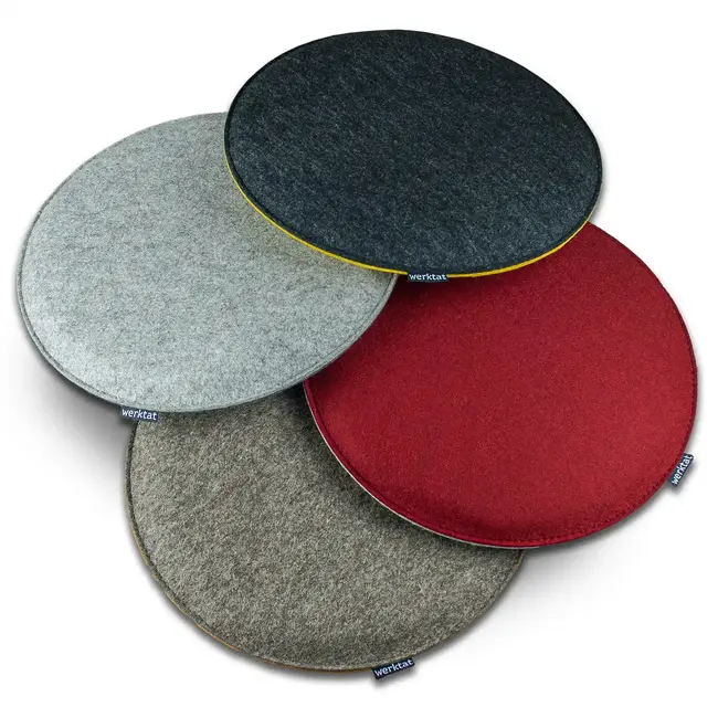 round seat cushion in felt