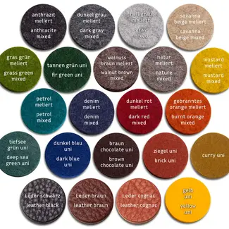 3 mm color samples