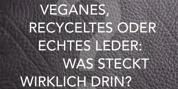 Veganes, recyceltes oder echtes Leder: Was steckt wirklich drin?
