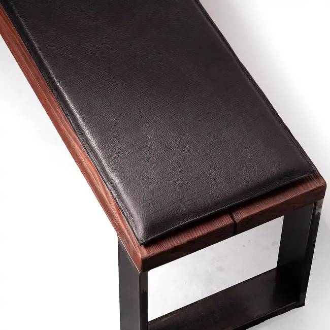 Leather Bench Cushion & Seat Cushion, Made to Measure