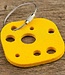 Cheese keychain made of felt