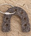 Horseshoe keychain made of felt
