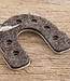 Horseshoe keychain made of felt