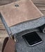 Crossbody Bag small of wool felt & genuine leather – Fritz