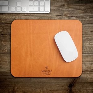 nature mouse pad leather brown