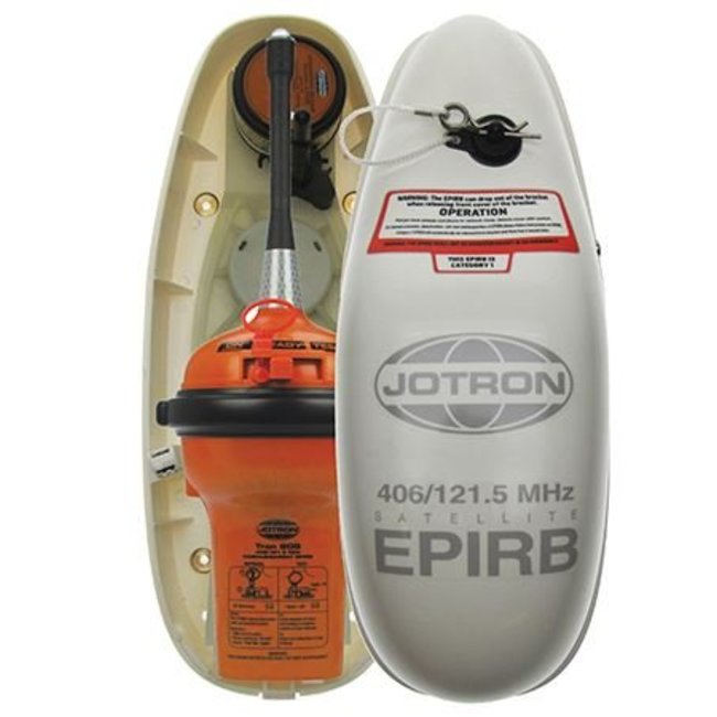 JOTRON TRON 60S EPIRB met manual bracket of zelfactiverende bracket