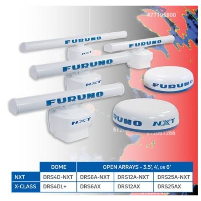 FURUNO DRS12A-NXT Solid State Doppler Radar 100 Watt innovatief