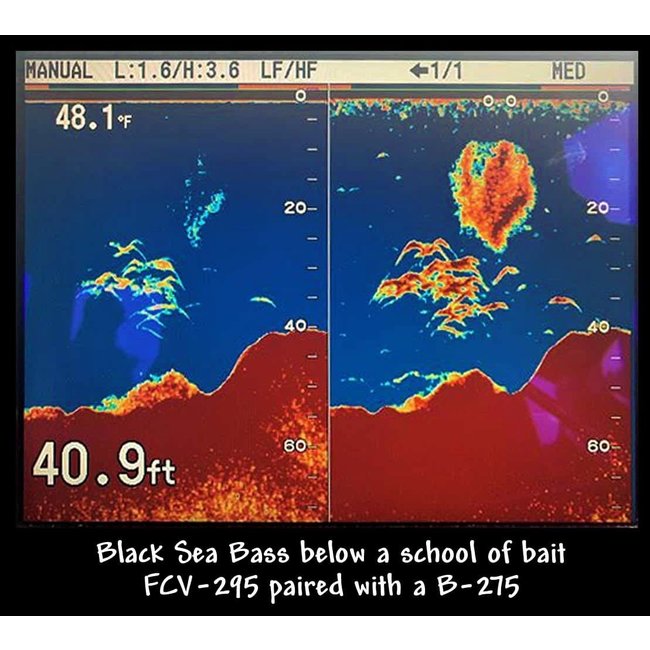 B275LH Wide Beam Transducer Chirp ready