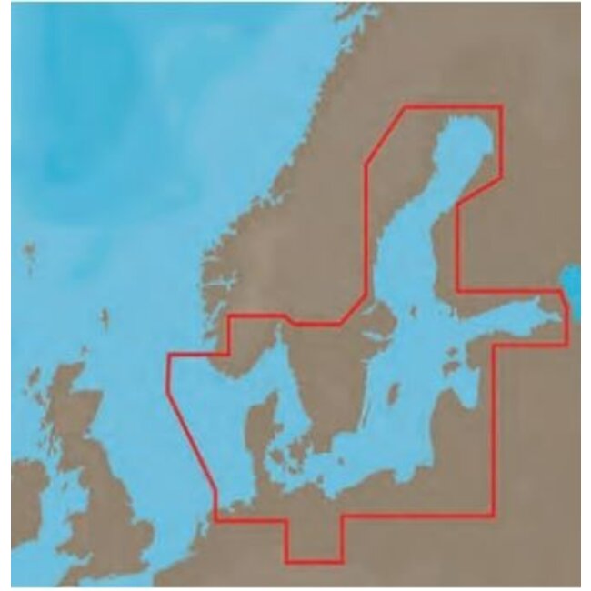 C-MAP 4D Chart WIDE for Furuno GP1971F and GP1871F Chartplotter