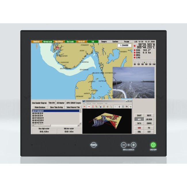 Hatteland HD17T22MMD-MA1FOGP1A 17" LCD Multi touch Monitor